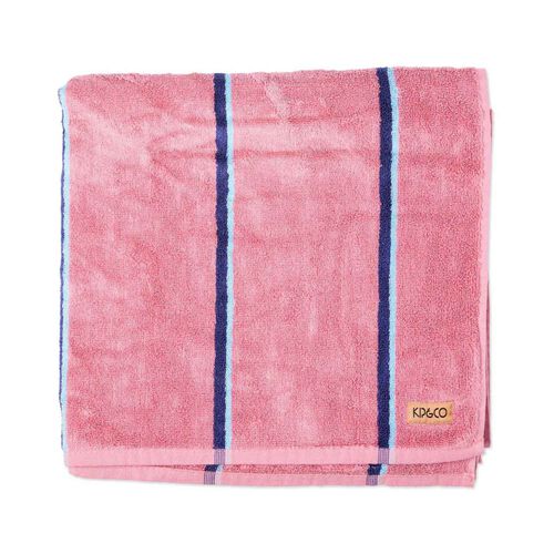 Kip&Co Blushing Stripe Bamboo Terry Bath Towel